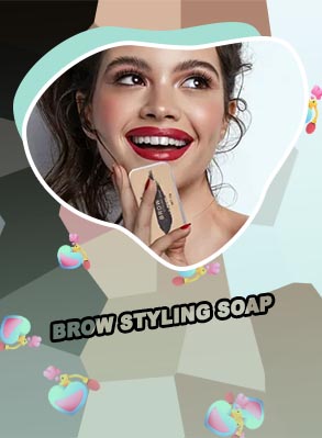 Brown soap eyebrows