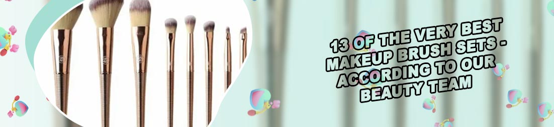 Complete makeup brush set