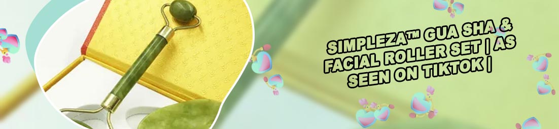 Facial roller gua sha kit