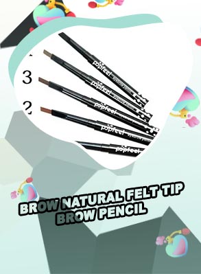 Felt tip brow pen