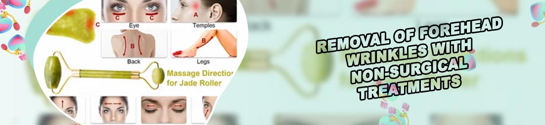 Gua sha for forehead wrinkles