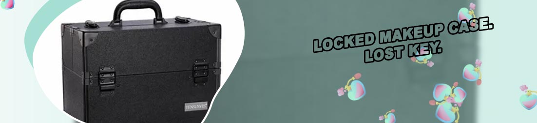 Locking makeup case