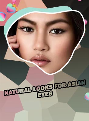 Natural makeup look for asian skin