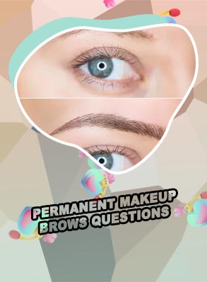 Permanent eyebrow make up