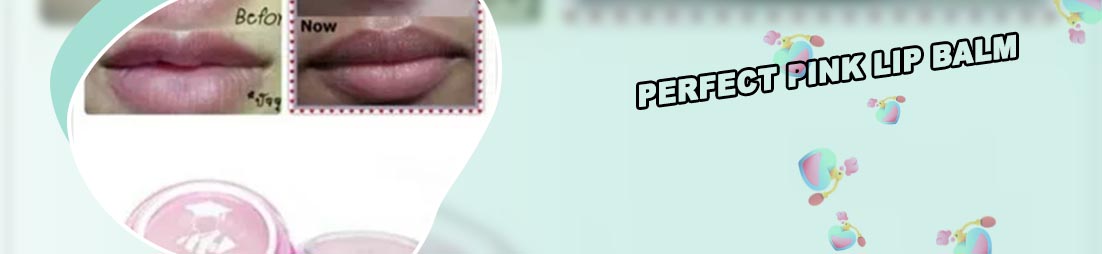 Pink lips balm