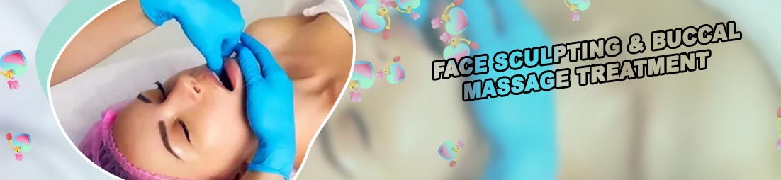 Sculptural face lifting massage