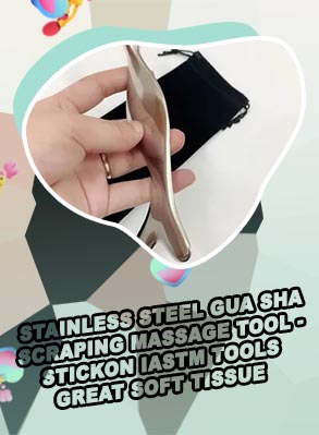 Stickon stainless steel gua sha scraping massage tool
