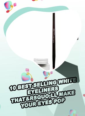 White eye gel liner