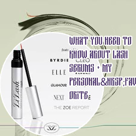 Lash serum for sensitive eyelids